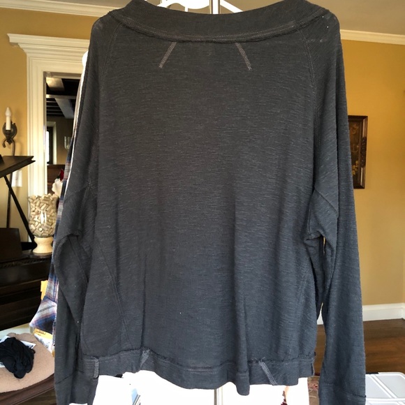 Free People Don’t Forget Me Top Medium NWT Black - Picture 6 of 7
